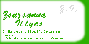 zsuzsanna illyes business card